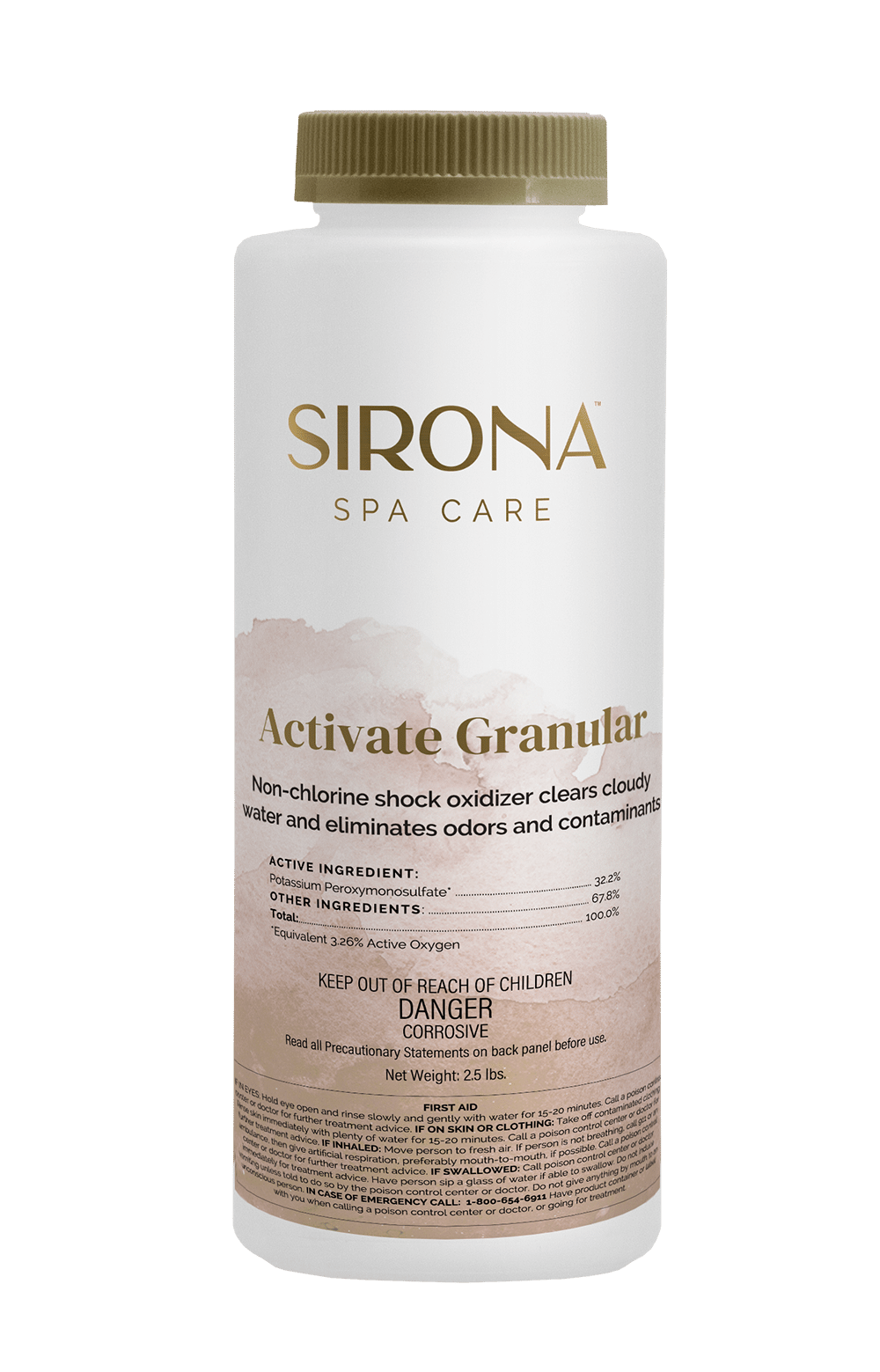 Sirona Spa Care Activate Granular 2p 5lbs