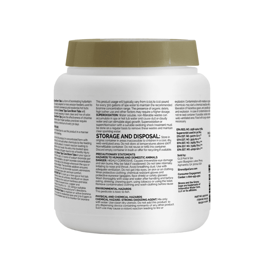 Sirona™ Brom Tabs Bromine Tablets for Hot Tub Sirona