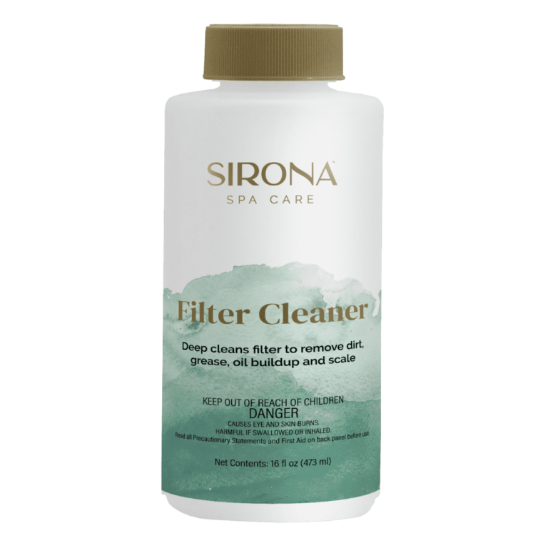 Sirona Spa Care Filter Cleaner Front of Pack