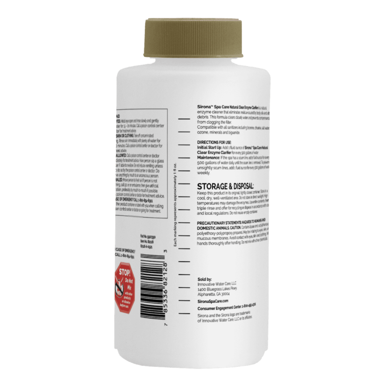 Sirona™ Specialties Natural Clear Enzyme Clarifier Spa Enzyme