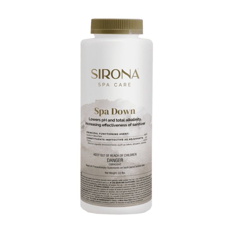 Sirona Spa Care Spa Down Front of Pack